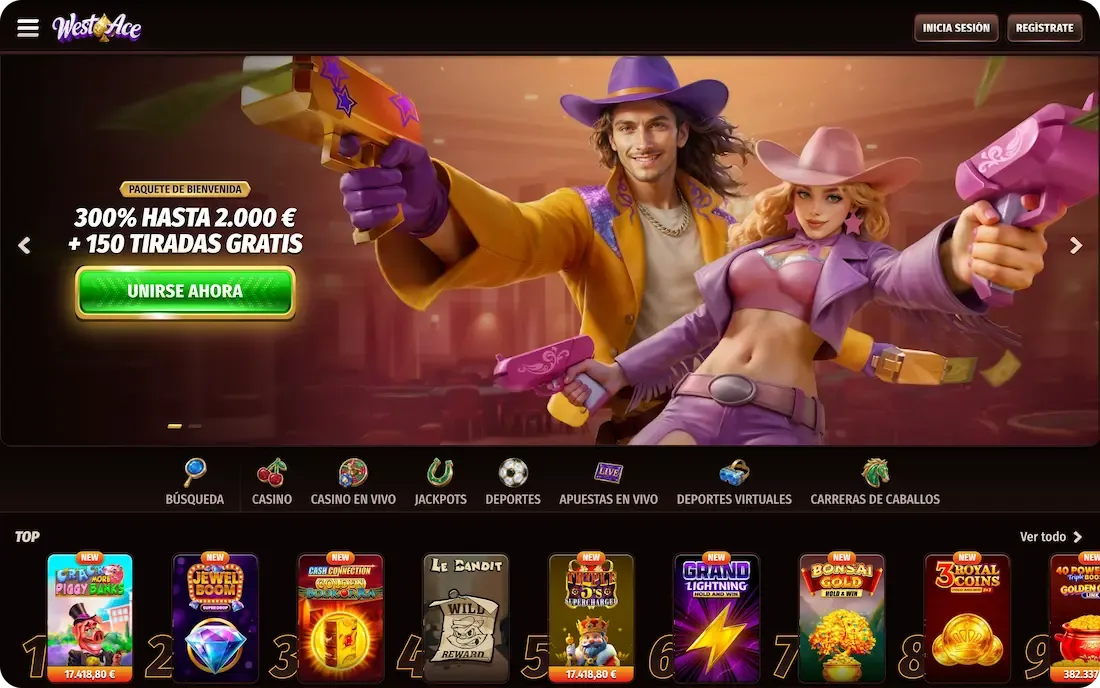 sitio web del casino westace